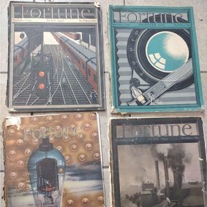 Vintage Fortune magazines 1930s and 40s